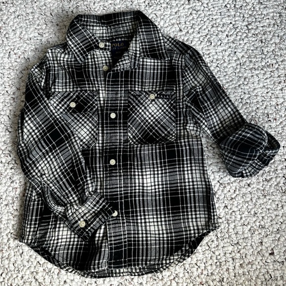Polo Ralph Lauren Kids LS Plaid Workshirt - Picture 1 of 4